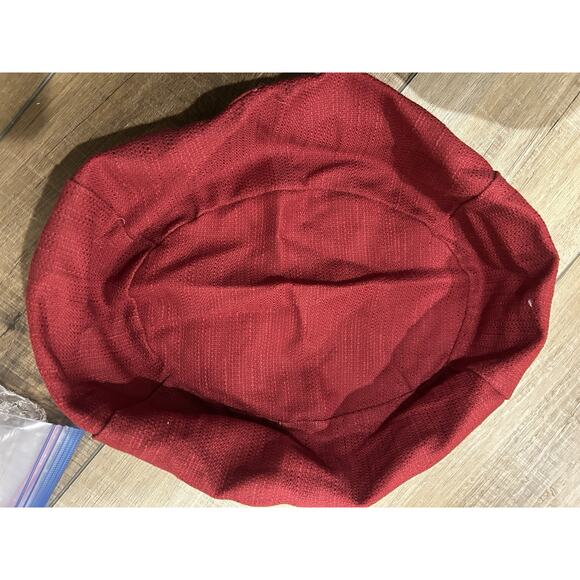 Longaberger 2002 Large Easter Oval Casserole Basket Liner Paprika Red - Picture 2 of 3